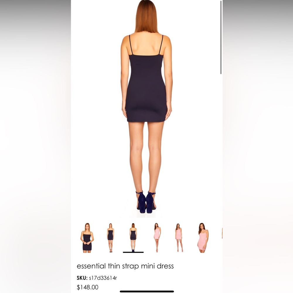 Susan Monaco Essential Thin Strap Mini Dress - image 5